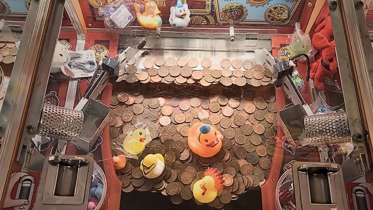 SHEERNESS - RUBBER DUCKS PRIZE WINNER! | 2p Coin Pusher | Amusement Arcade | Episode 71