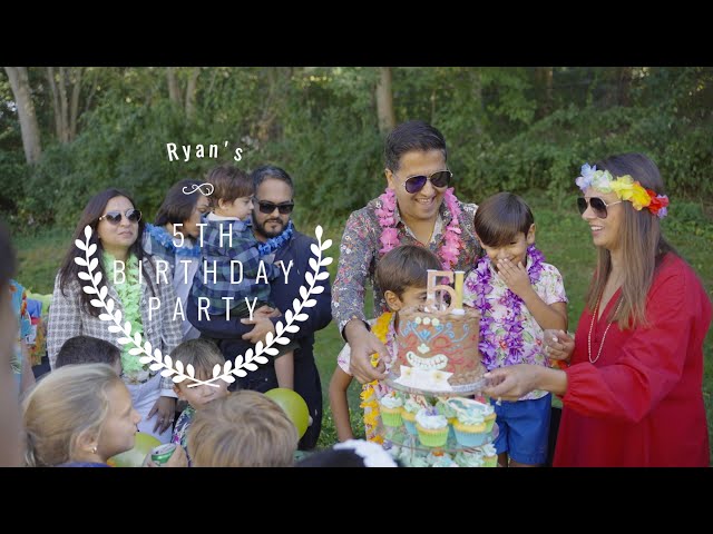 Ryan's 5th Birthday Party Highlight Video