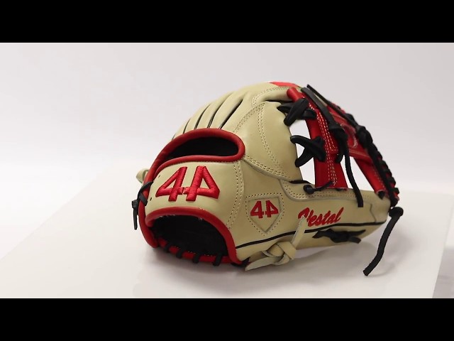 44 Pro Custom Baseball Glove Signature Series Red Canada Modified