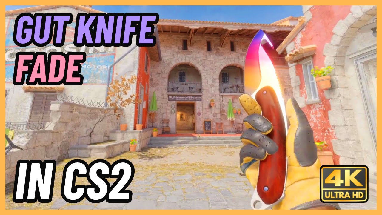 ★ CS2 Gut Knife Fade | CS2 Knife In-Game Showcase [4K]