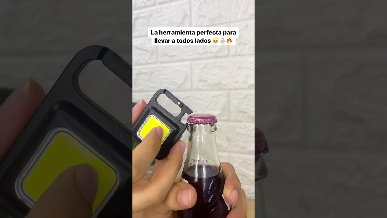 Mini Linterna Led Llavero Portátil Soporte Recargable Magnética C18