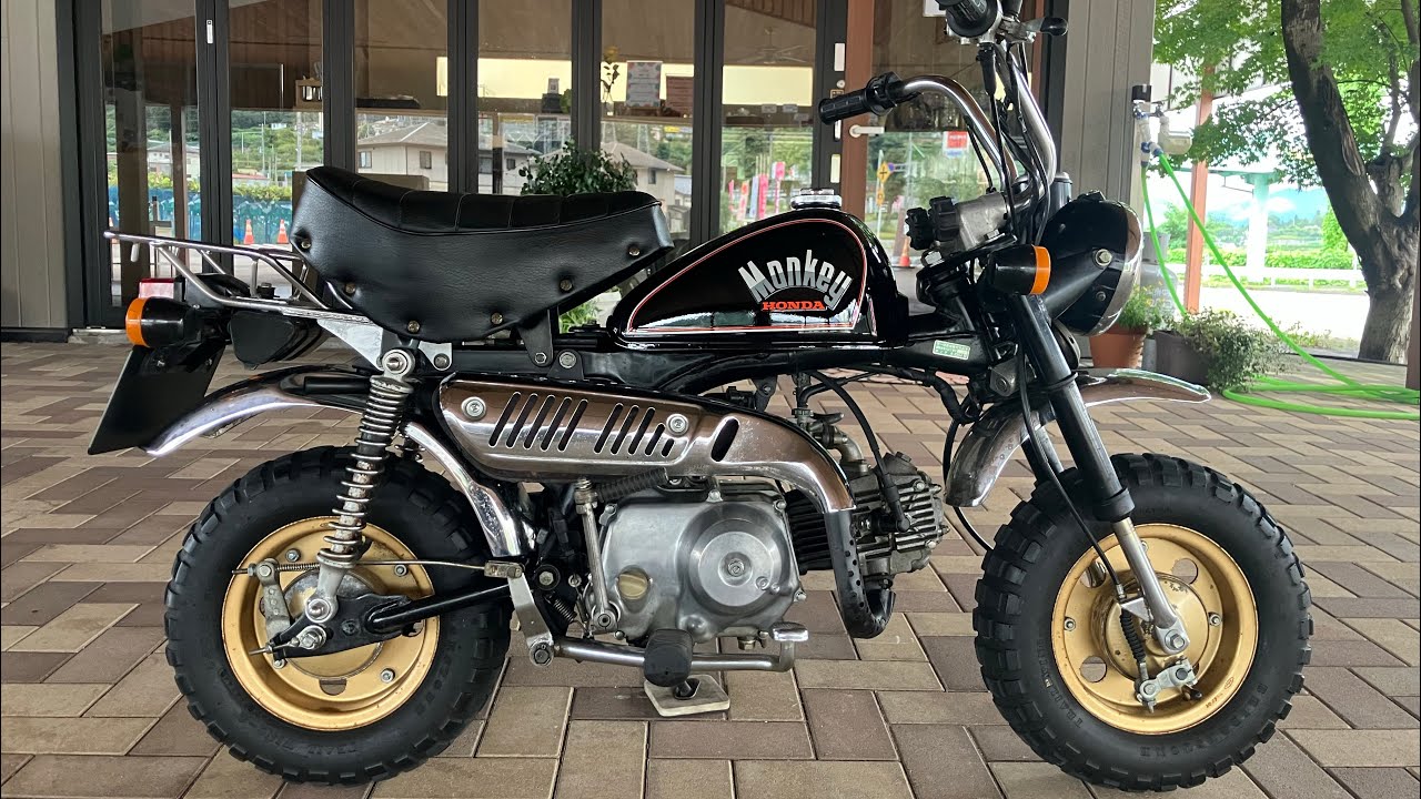 HONDA モンキー50 Z50J ブラック6￼V ノーマル - YouTube