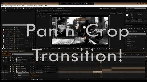 AE Tutorial #1: Pan N