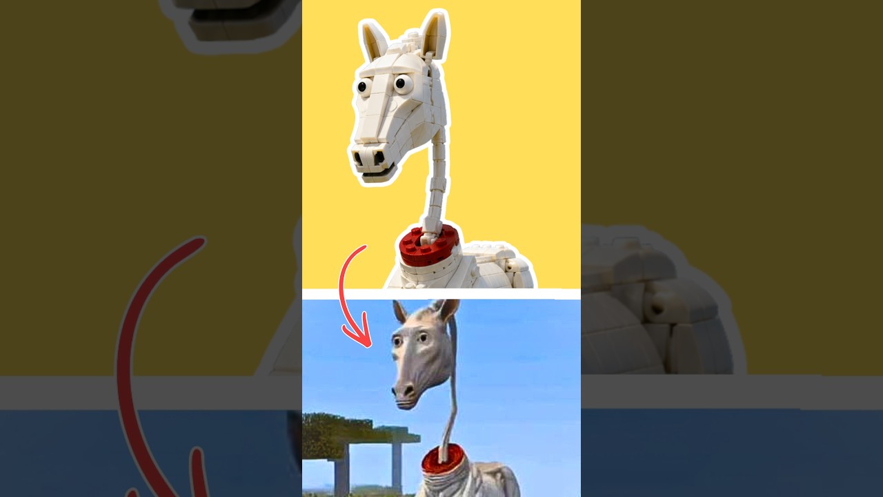 CAVALO SEM PESCOÇO DE LEGO!? (assustador)