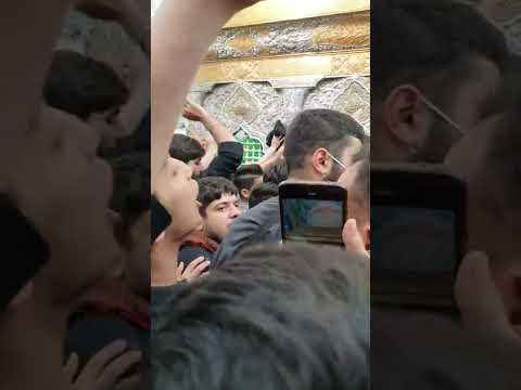 لعن الله عمر وابو بكر وعثمان تحت قبة الامام الحسين في ليلة القدر