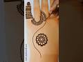 Latest beautiful stylish mehndi ka design🌹 #mehndi #henna #shorts