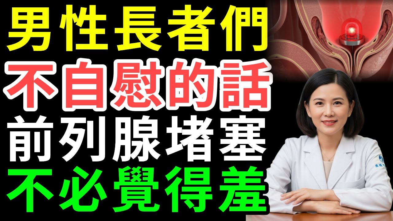 60歲後男性注意！醫師透露，只要定期排出這個就是長壽關鍵