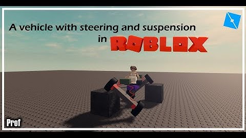 How to make a car with suspension in Roblox | Roblox Studio