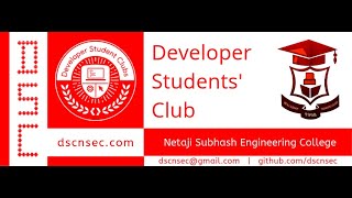 Python Series - Day 2 - DSC NSEC Online Programme