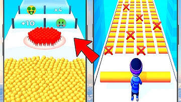 Unique Mobile Gameplay Comparison Which Android,iPhone Games Is Better: Count Master OR Roof Rails?