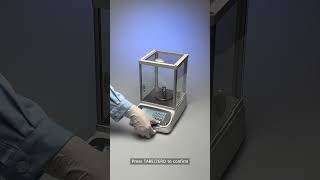 EH-BE Precision balance - how to set linearity calibration