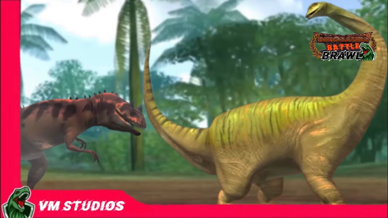 Jurassic Evolution: Blue Trex Dinosaur vs Red Brachiosaurus Dinosaur —  Clash of Titans 3D Game Play - Dinosaurstime - Medium