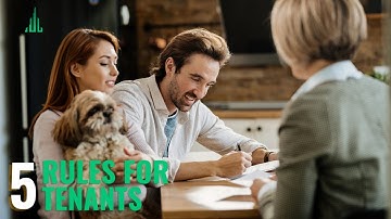 5 Rules For Tenants - PROTECT YOURSELF LANDLORDS!!!