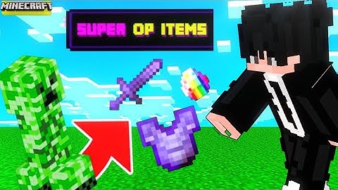 Minecraft but Mobs Drop Op Items In Mcpe Hindi 🔥