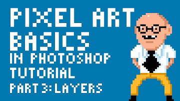 Pixel Art Basics in Photoshop Tutorial Part 3 Layers by PXLFLX