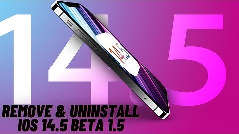 How To Remove & Uninstall iOS 14.5 Beta 1.5 On iPhone And iPad 🔥🔥