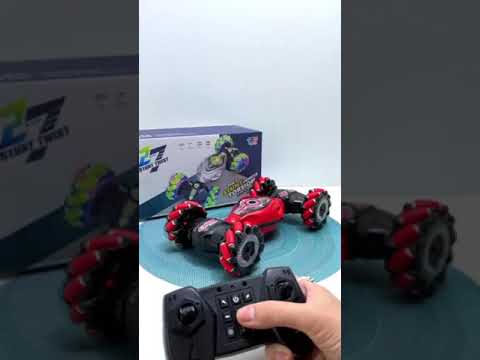 Машинка 3688-G103A (8шт) 28см, р/к, 2.4G, акум, USB зар, кер жест, змінює форму, гум колеса, світло,, видео 1