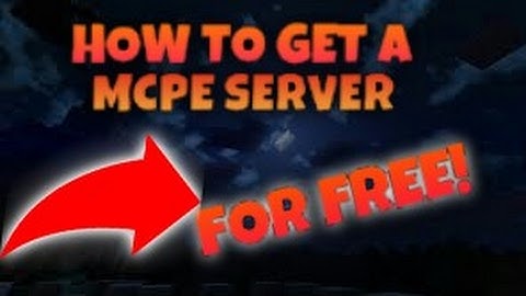 How To Create A FREE Minecraft PE Server MCPE 1.0 - [OPEN]