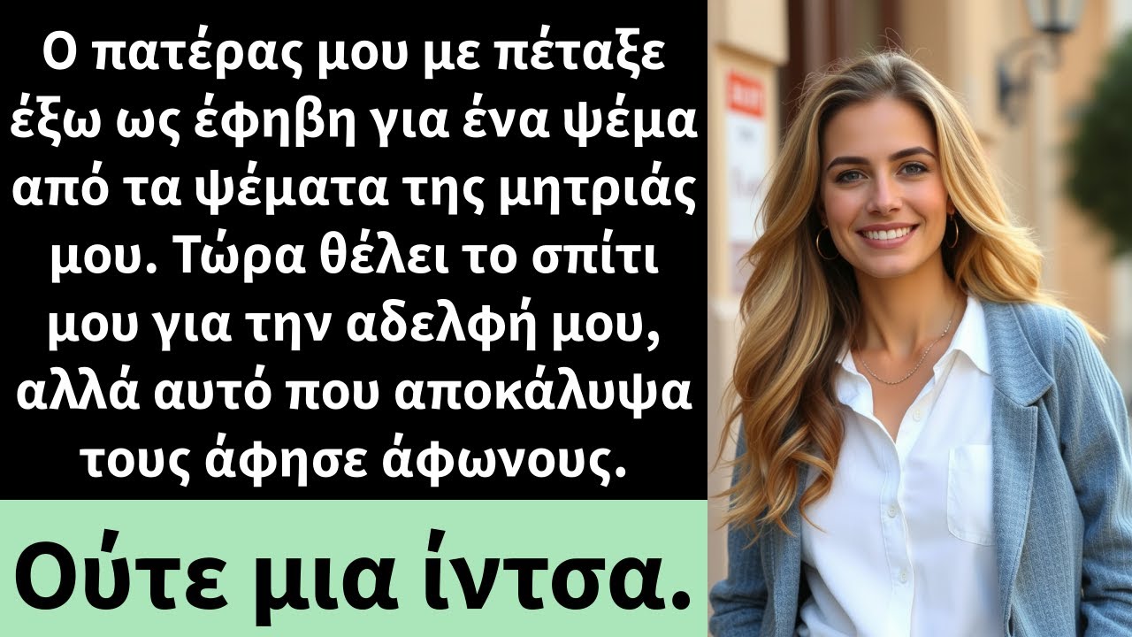 Ο πατέρας μου με πέταξε έξω ως έφηβη για ένα ψέμα από τα ψέματα της μητριάς μου.