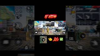 MY FF SETTING 😱😱 #shorts #viral #trending #short #freefire #naruto ff