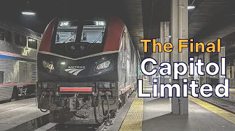 Amtrak’s FINAL Capitol Limited in a Superliner Sleeping Car