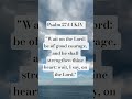 Psalm 27:14 #worrynot #Lordkeepyou #Vicory #cancelebrate #ontimeword #JesusisKing #JesusisLord #joy