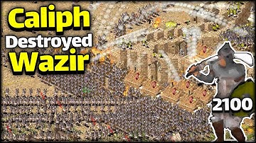 Caliph Destroyed Wazir with 2100 Swordsmen (Army War) Stronghold Crusader