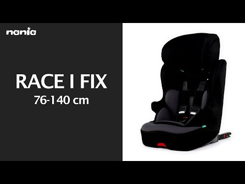 Siège auto isofix NANIA RACE I FIX 76-140 cm R129 –de 3 à 10 ans