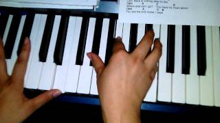 I Am Yours First Love key of E piano part