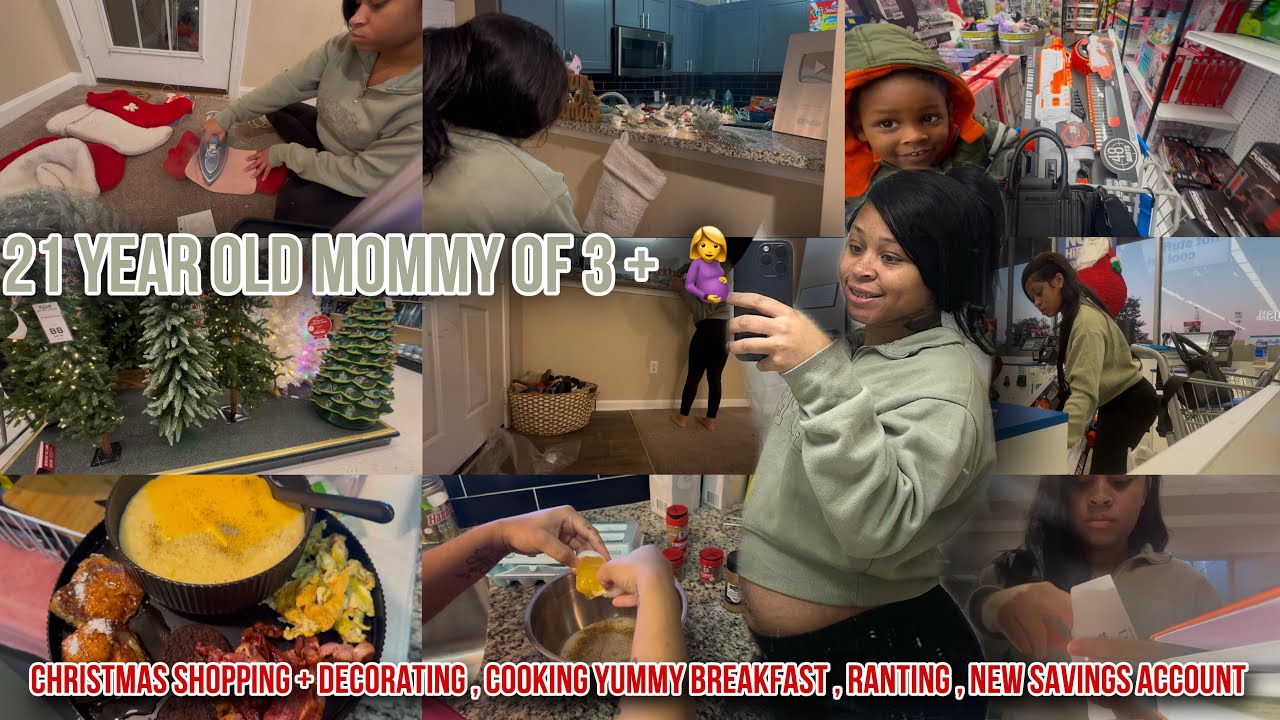 Young Mom of 3+ Preps for Christmas: Shopping, Cooking, Handling business & Life Chat 🎄🥰
