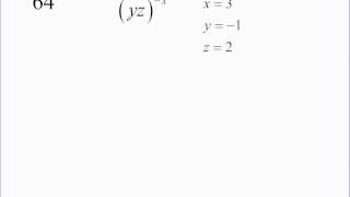 7-1 Integer Exponents (Algebra 1)