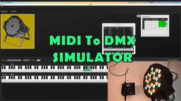 【DOREMiDi】MIDI To DMX Editor New Features—MIDI to DMX Simulator (MTD-1024)
