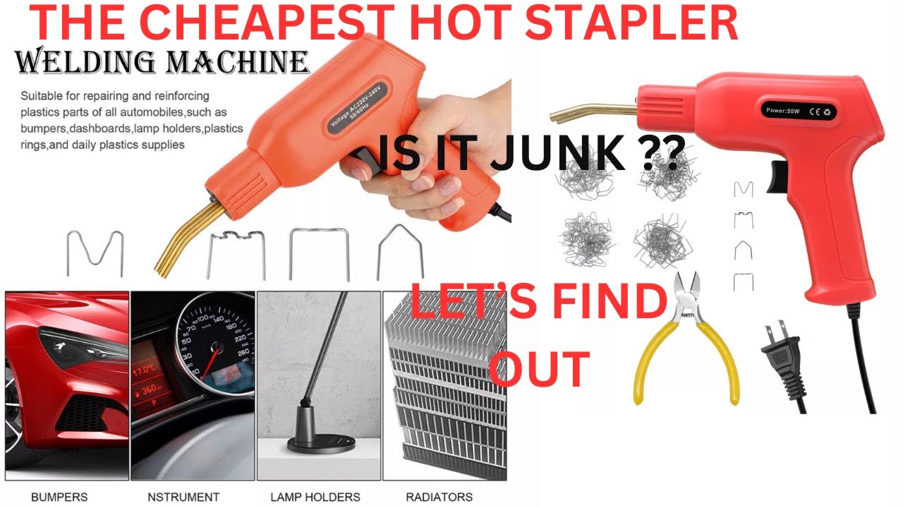 Hot Stapler Testing / Review  Plastic Repair