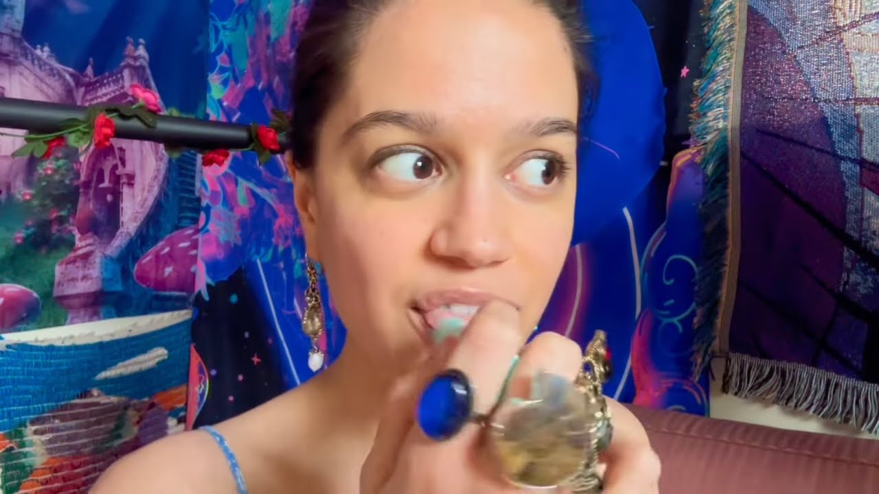 ASMR~ Quick + Chaotic Spit Painting Your Makeup