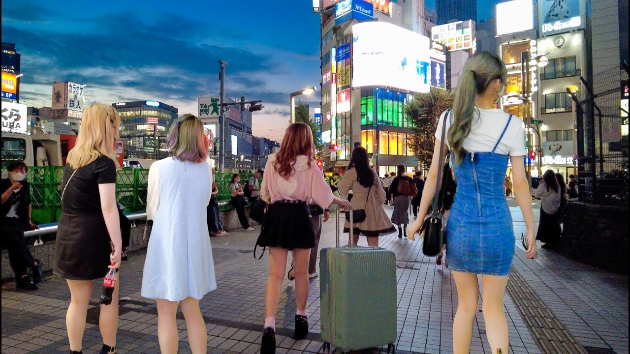 4k:新宿夜散歩｜夏の新宿東口・歌舞伎町方面の夜の様子｜TOKYO WALK