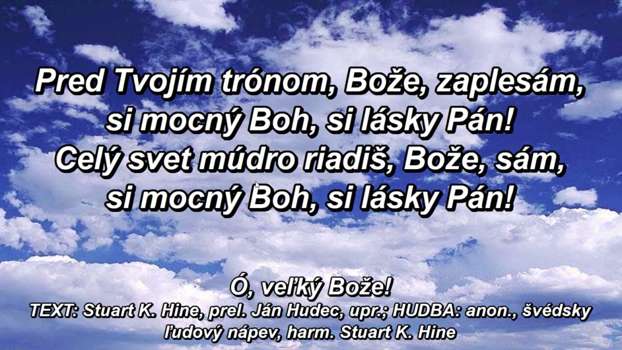 021 Ó veľký Bože