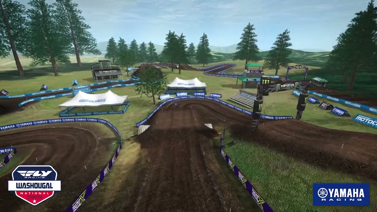AMA Motocross - Washougal - Animação da pista - Vídeo