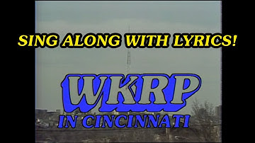 WKRP In Cincinnati theme song - lyrics on screen