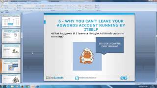 Claire Jarrett presents "How To Use AdWords To Generate Red Hot Web Leads!"