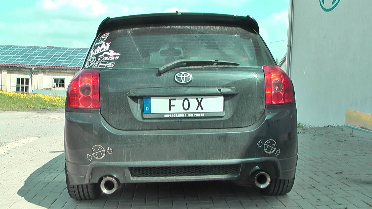 FOX Exhaust Toyota Corolla E12 TS Kompressor YouTube