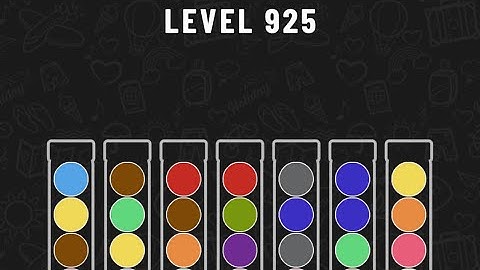 Ball Sort Puzzle Level 925 #ballsortpuzzle #ballsortpuzzlegameplay #puzzlegame #mobile games