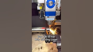 Bay cắt lỗ, cắt dễ dàng bằng máy cắt ống laser #lasercutting #cuttingmachine #metalworking