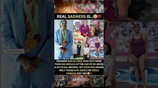 REAL SADNESS IS...SWIMMER BAKULA BEN, WHO WON MORETHAN 500 MEDALS #shortsfeed #trending #shorts