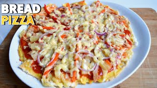 NO OVEN! SLICE BREAD PIZZA! | Precy Meteor