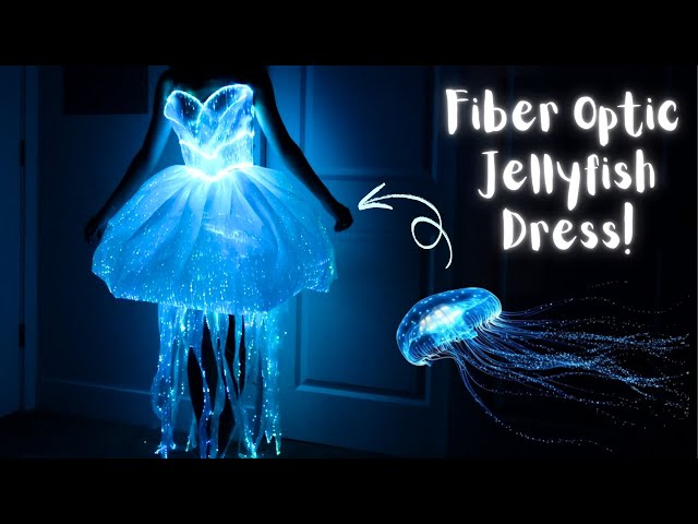 I Made a GLOW IN THE DARK Jellyfish Dress!
