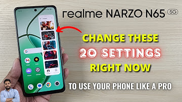 Realme Narzo N65 5G : Change These 20 Settings Right Now