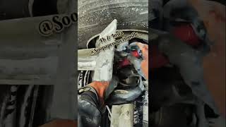Trailer Brake Chamber Replacement #dieselmechanic #trailer #brakechamber