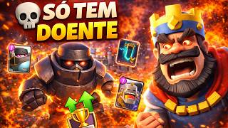 NOS 7K DE TROFÉUS SÓ TEM DOENTE! 😡 (Mega Cavaleiro toda partida)