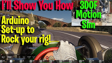 Arduino Uno IBT-2 Sim Tools SMC3 Utilities Motion Simulator Setups