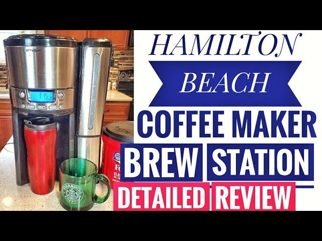 Hamilton Beach Brew station 12-Cup Stainless Steel Residential